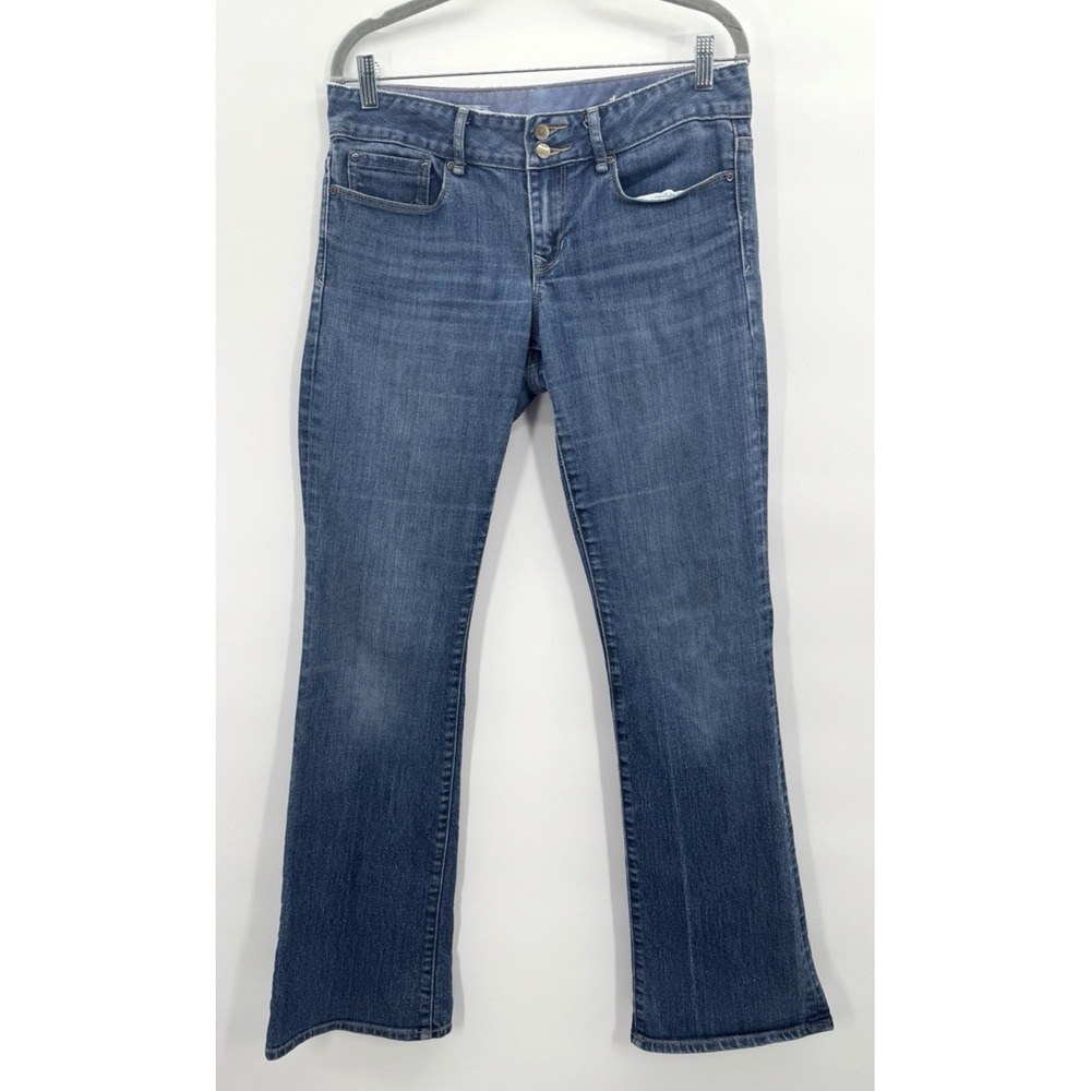 Y2K Gap Jean 8 Perfect Boot Bootcut 2 button Medium Wash Classic Retro Denim Mid